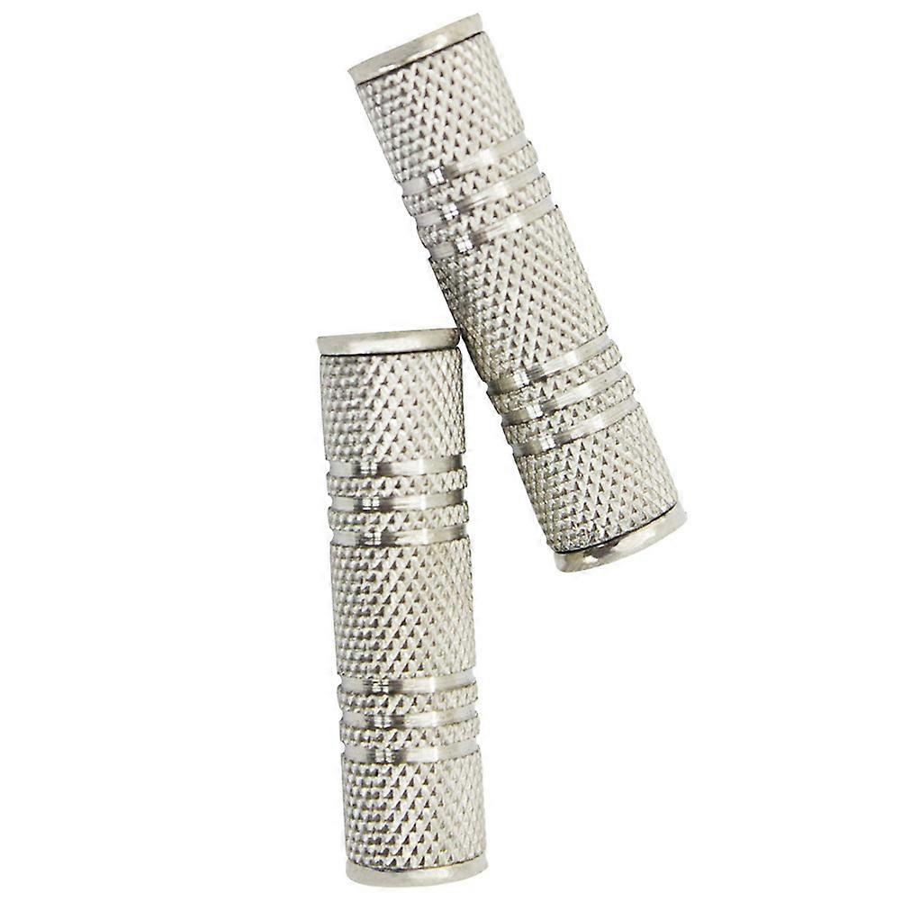 Microphone Audio Adapter with Durable Metal Material for Reliable Signal Transmission 3.5mm Female Silver