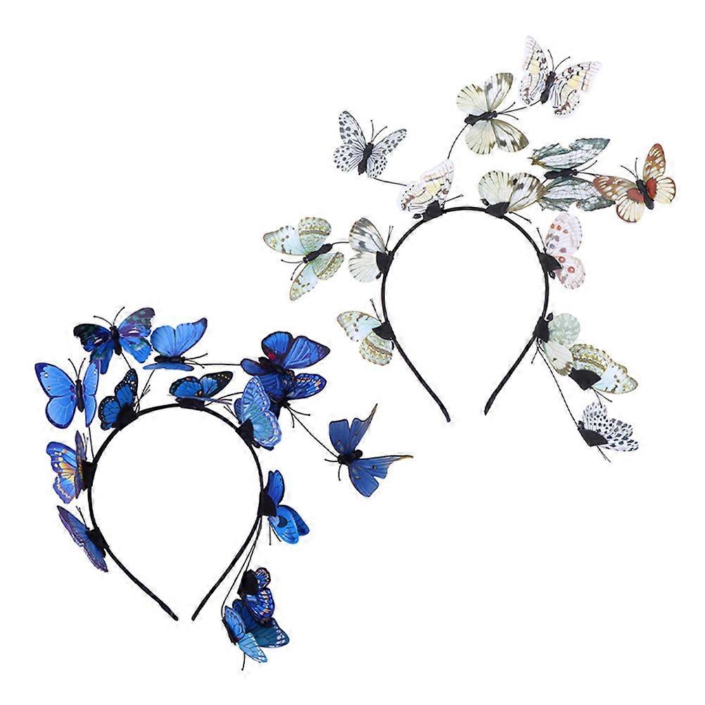 Adjustable Butterfly Headwear with Comfortable Fit, Suitable for Tea and Garden Parties