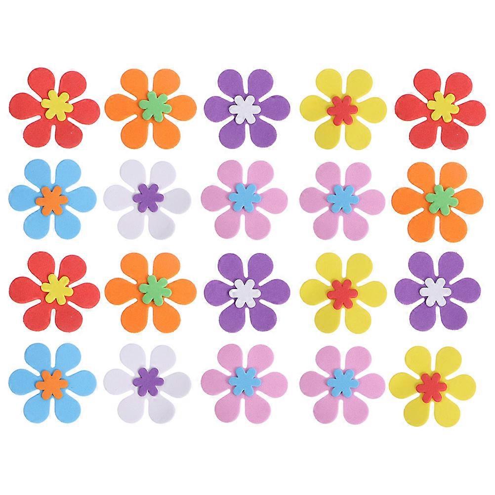 Decorative Wall Stickers with EVA Flowers for Creative Projects and Design