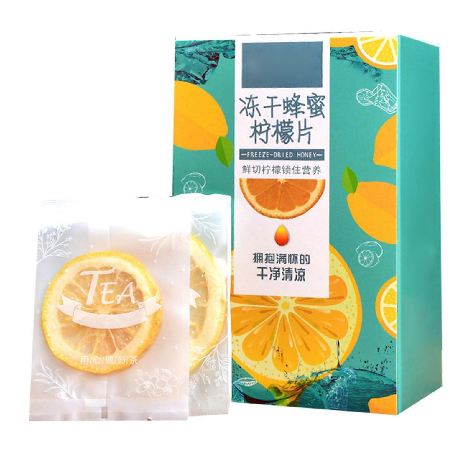 Freeze-Dried Lemon Slices – Perfect for Tea, Baking, and Snacks – 20-Pack