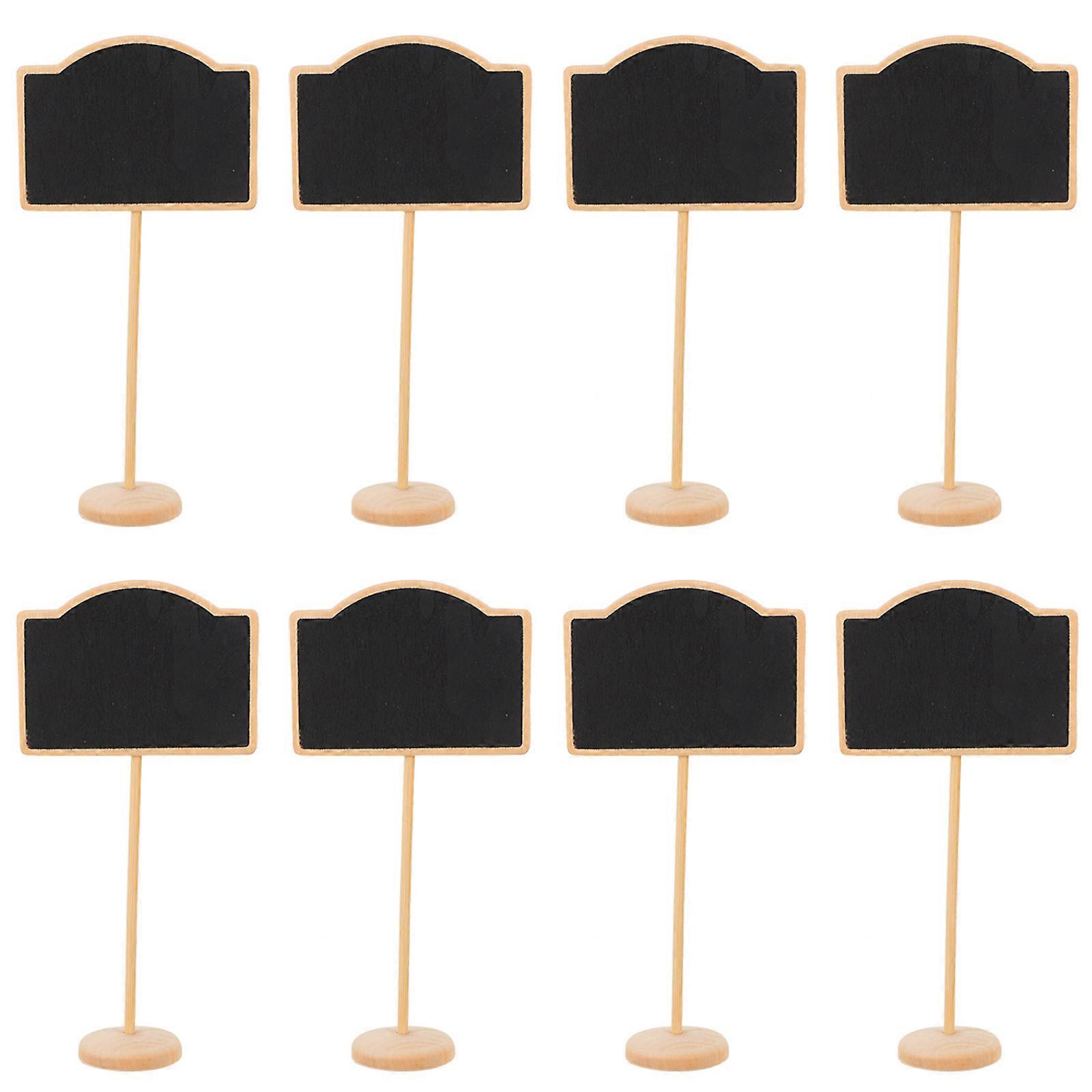 Mini Chalkboard Signs Wooden Message Board 10Pcs Ideal For Home Decoration Offering A Simple But Delicate Design