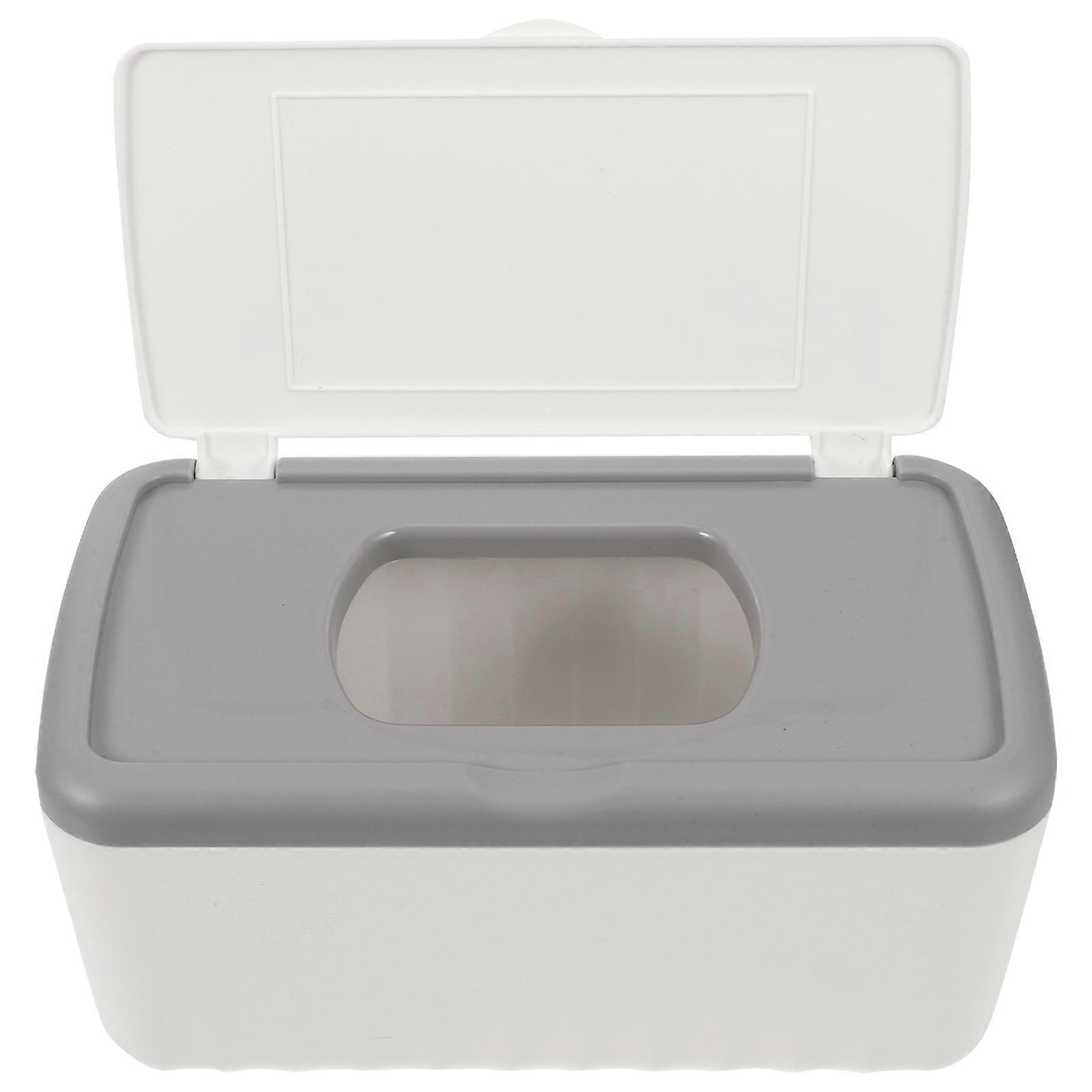 Tissue Holder Storage Box with Dustproof Lid Napkin Dispenser for Wet and Dry Wipes Tissue Box Cover for Home Use Sleek Design