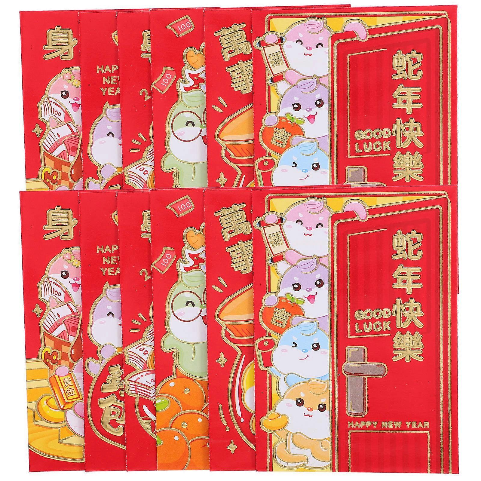 Red Envelopes for New Year Made of Paper Stylish and Convenient Gifting Color Fits Special Occasions 36pcs