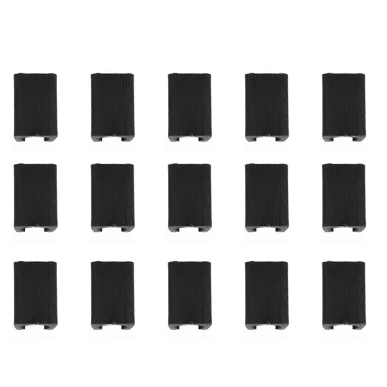 Black Non-Slip Chair Leg Pads with PE Material for Furniture Protection 100 Pieces