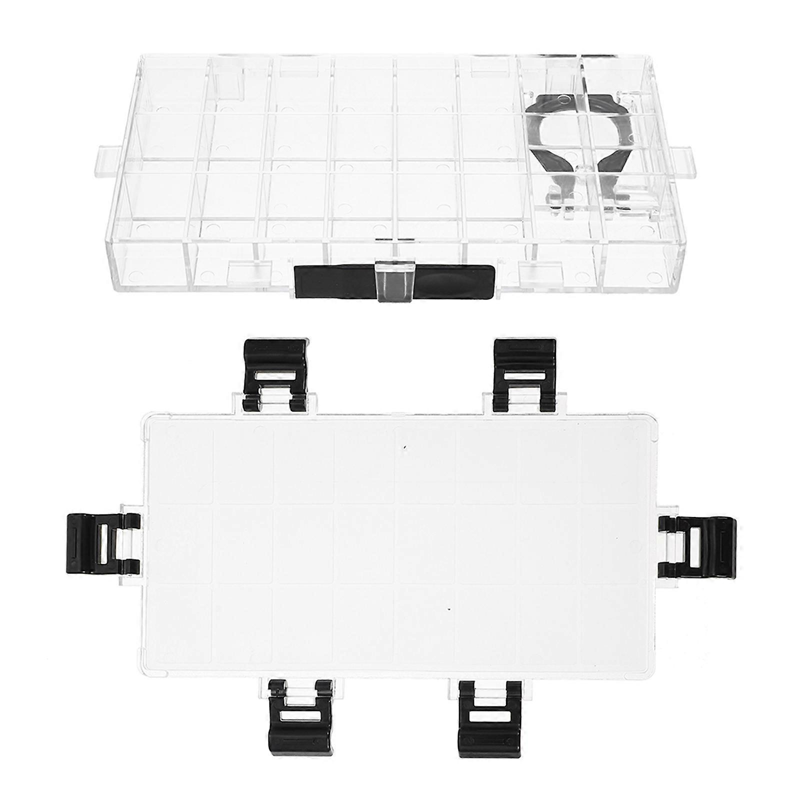 Painting Color Mixing Box Suitable For Artists And Students With 24-Grids Plastic Structure For Convenient Usage 1Pack