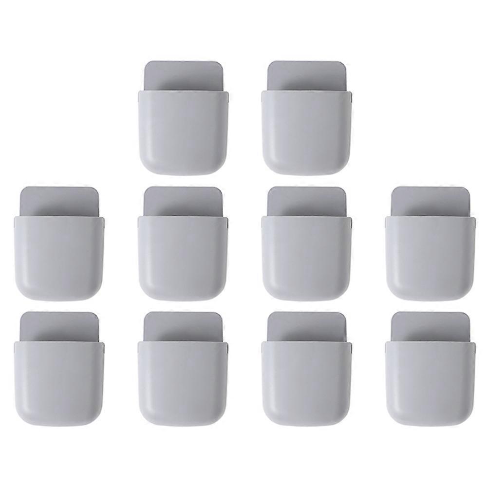 Wall Mount Remote Storage Box For TV Controllers And Cell Phones Simple Style 10Pcs