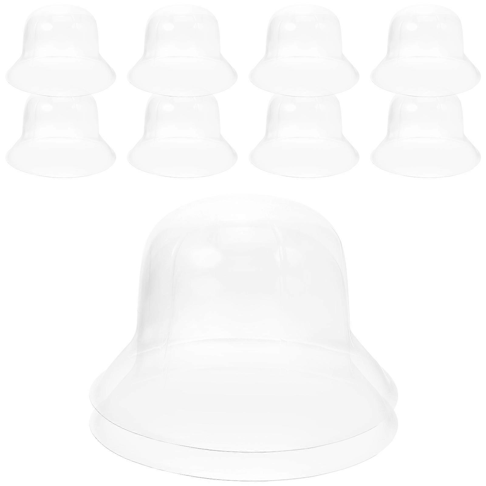 10pcs Pvc Hat Inserts Cap Display Holder - Round Baseball Caps And Fishermen Hats Storage Wig Stand Cap Inner Support Accessories