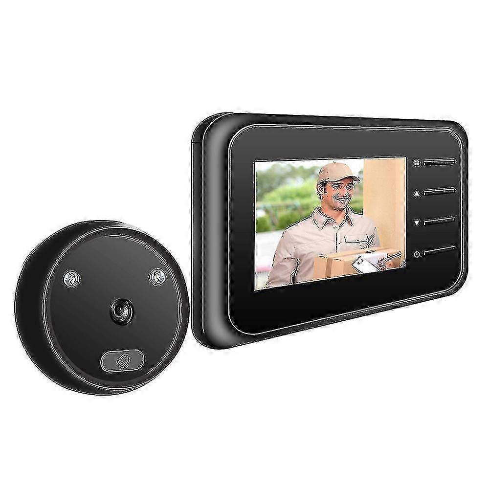 WiFi Doorbell Door Viewer Camera Door Peephole Door Camera Doorbell with Wireless Monitor Live View Available Digital Night Vision Photo Shooting Digi