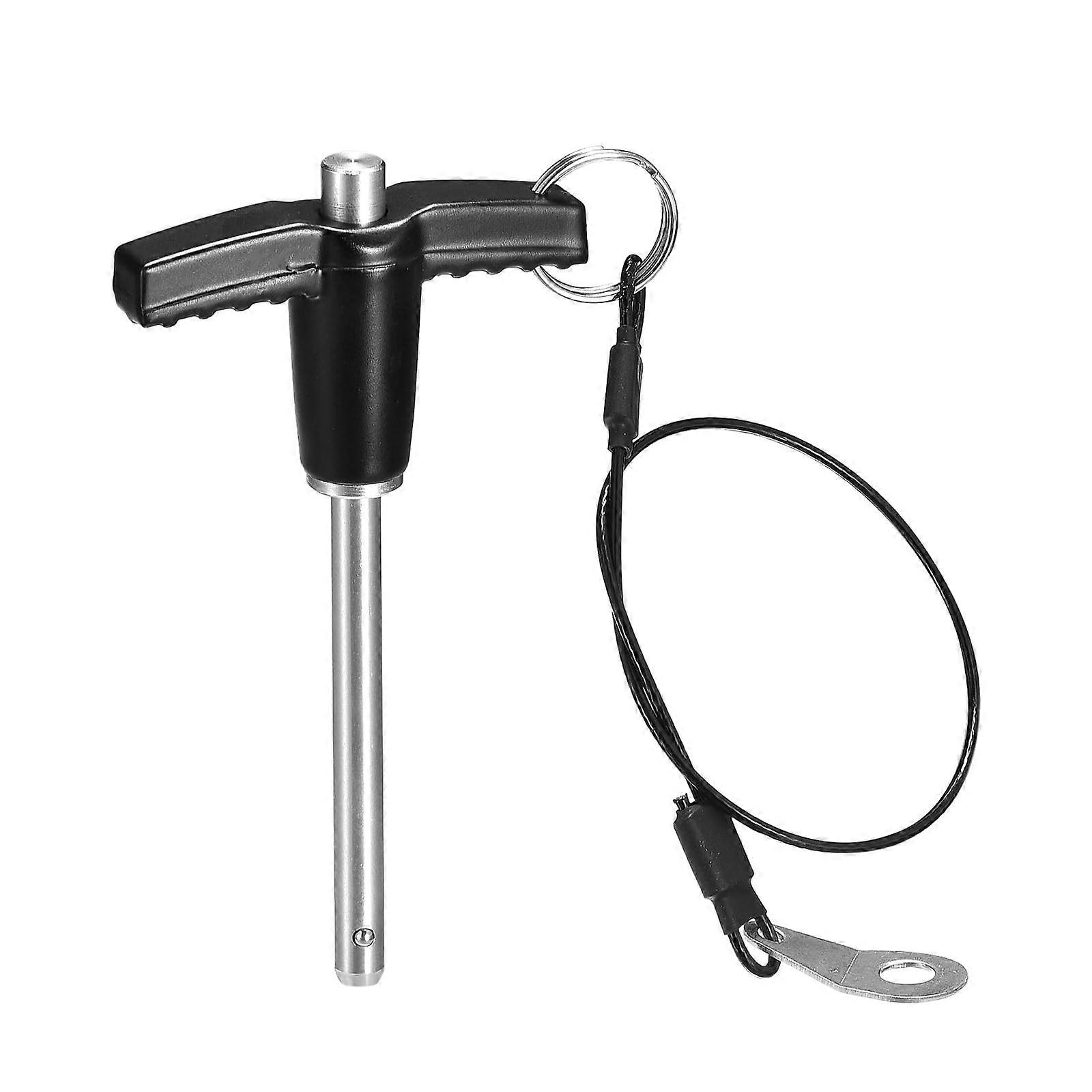 T Handle Ball Lock Bolt 6mm Pin 50mm Use Length Stainless Steel Quick Release Pin
