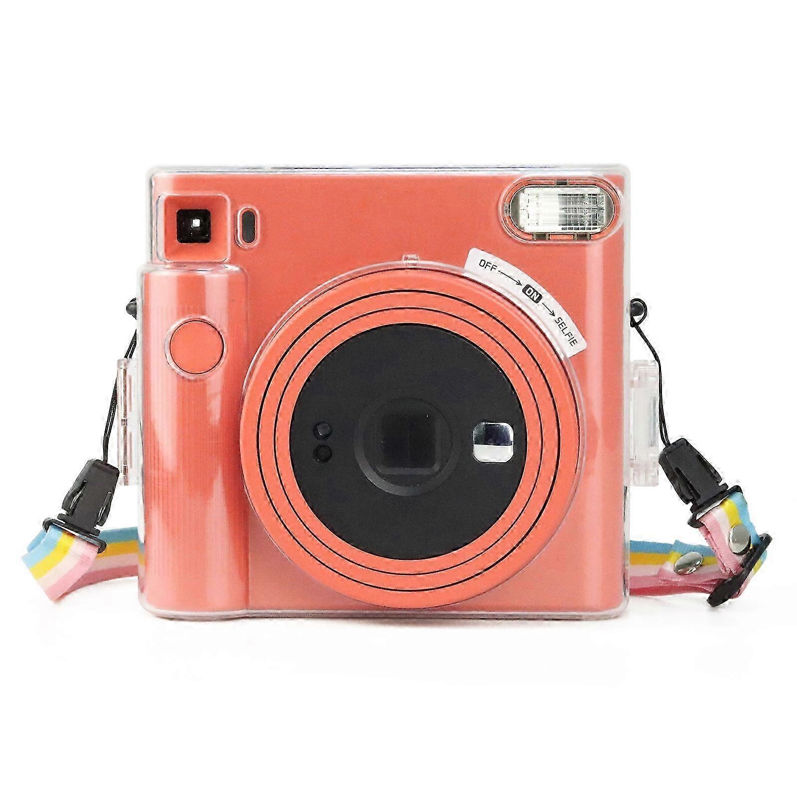 Clear Crystal Camera Bag with Shoulder Strap for Fujifilm Instax Square SQ1 For Fujifilm Instax Square SQ1 2025