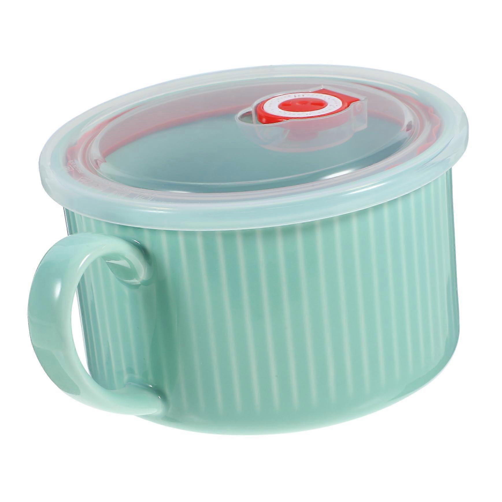 Practical Large Instant Noodle Bowl with Lid Compact Food Container for Home LeakProof for Lunch and OntheGo