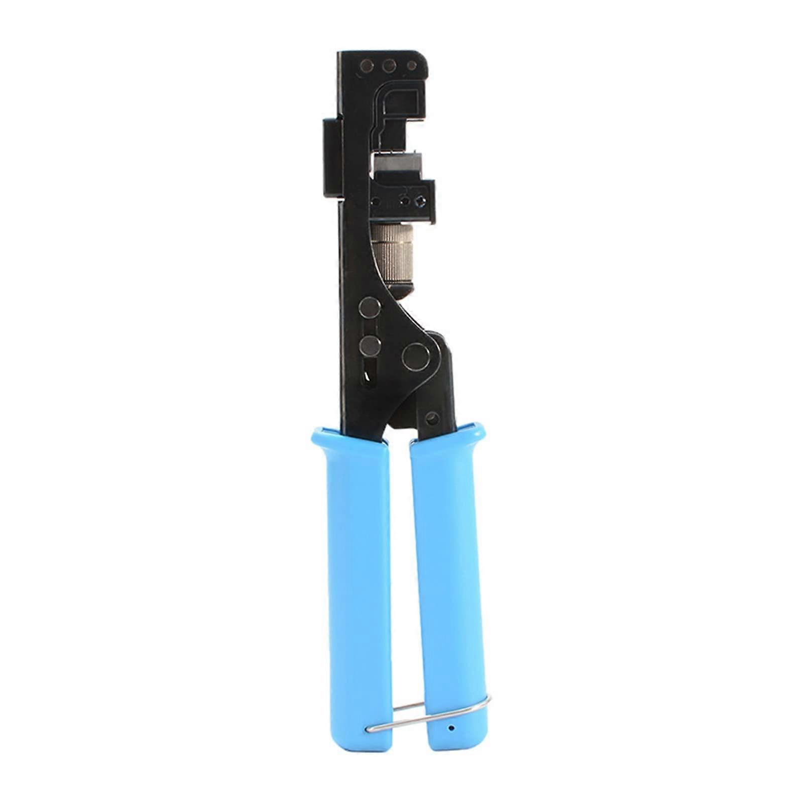 Crimping Tool For Cat5/6 Network Cables And RJ45 Modules, Labor-Saving, Blue