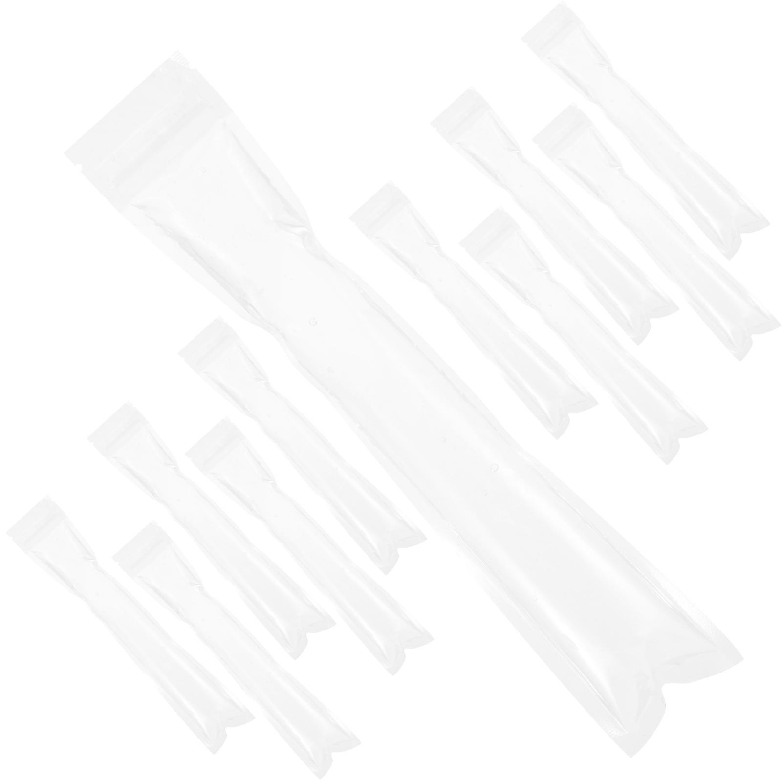 Clear Disposable with Self Sealing for Storage PET Material 100 Pcs