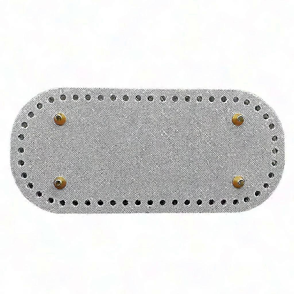 Leather DIY Bag Bottom Mat Pad Insert Base Replacement for Purse Making Gray
