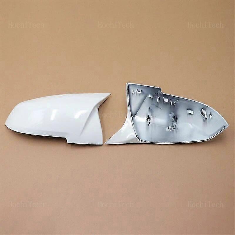 White Rearview Mirror Cover Wing Side Mirror Cap For BMW 1 2 3 3GT 4 X1 E84 M2 i3 Series F20 F21 F22 F23 F30 F31 F32 F33 F34 F80