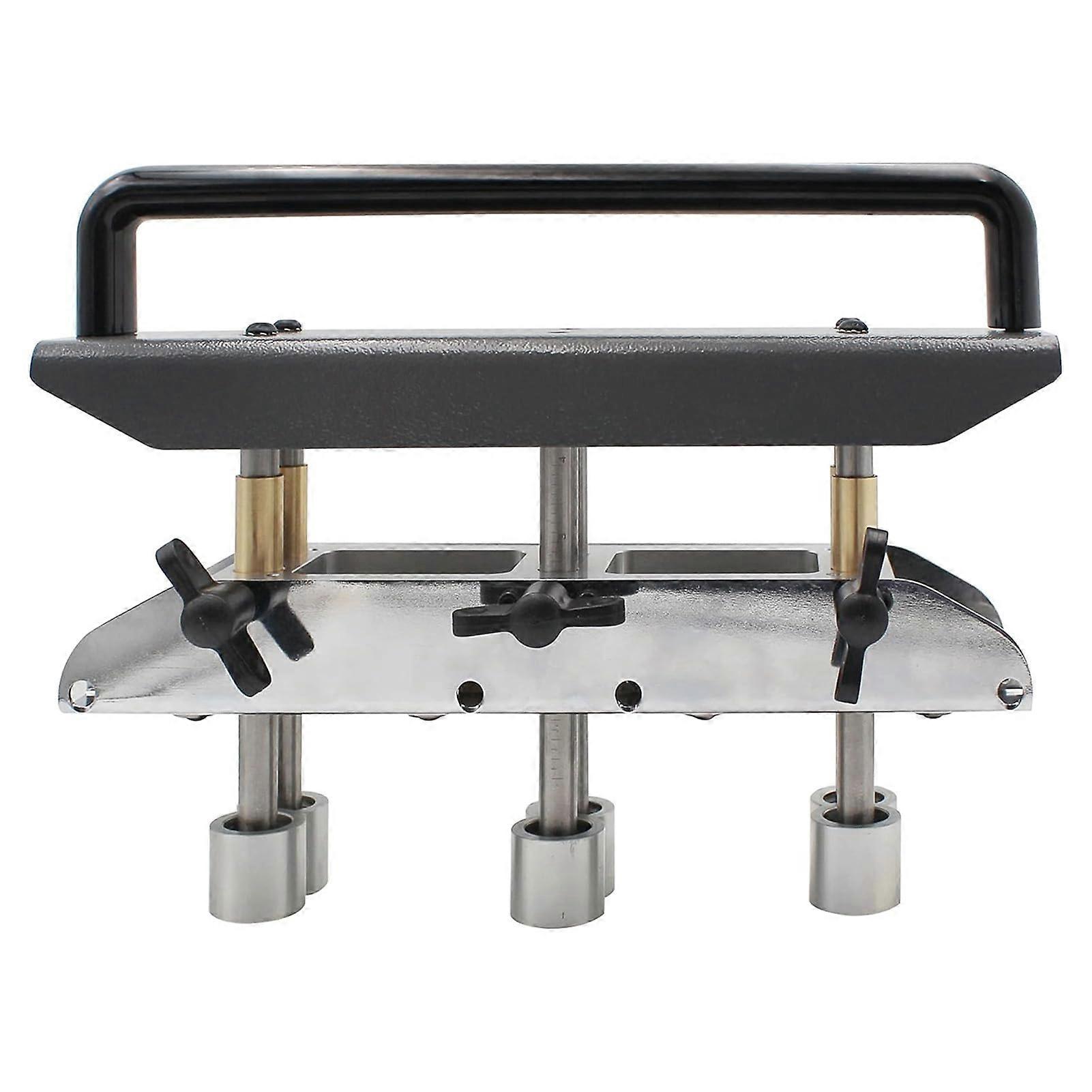 Roll Bender Pipe Rolling Machine Metal Edge Roller Standing Seam Roofing Tools 090° Bending Angle for Round and Square Pipes, Default