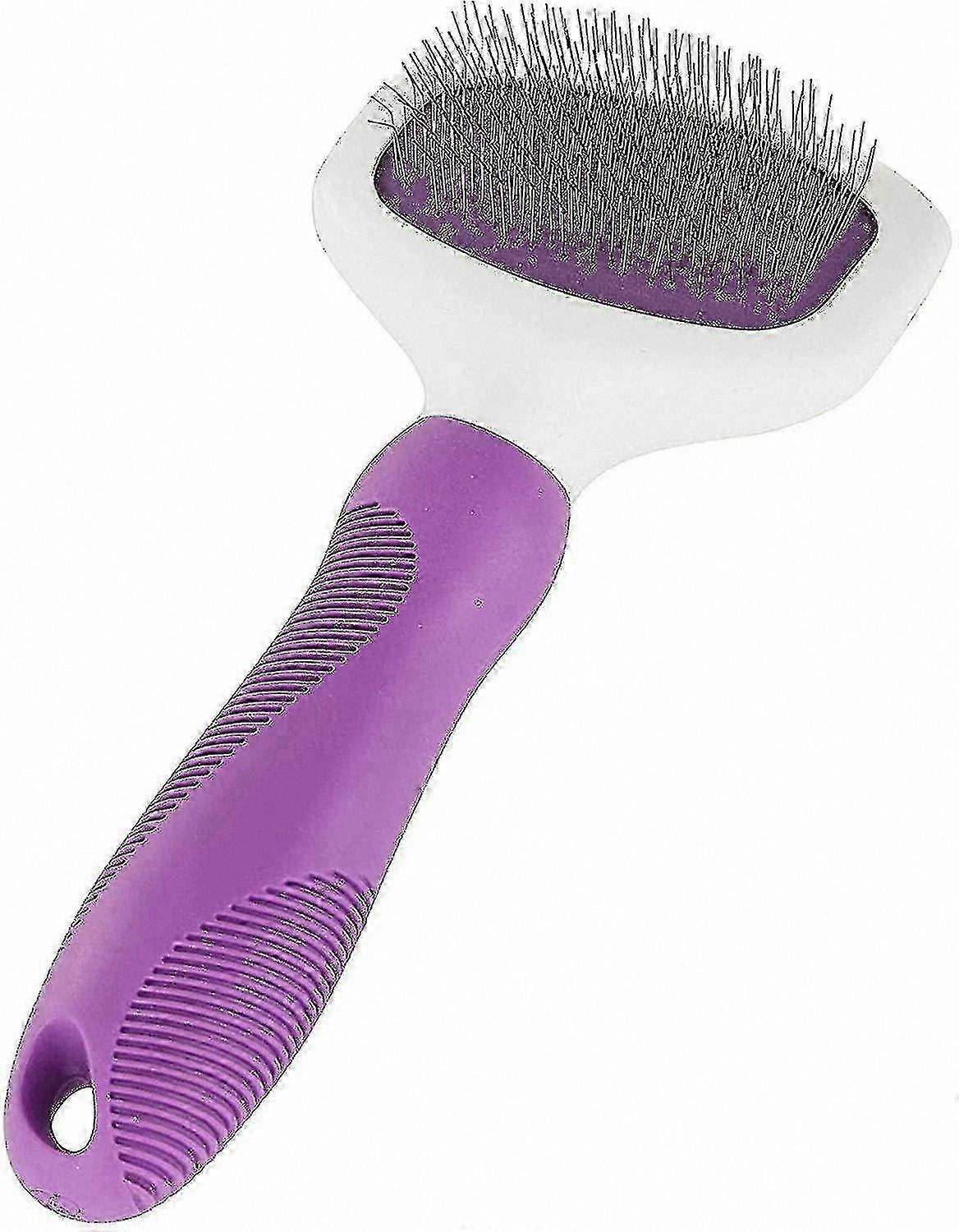 Slicker Brush for Dogs & Cats | Tangle Remover with Rotating Head for All Pet Sizes | Grooming Tool for Mats and Shedding Control