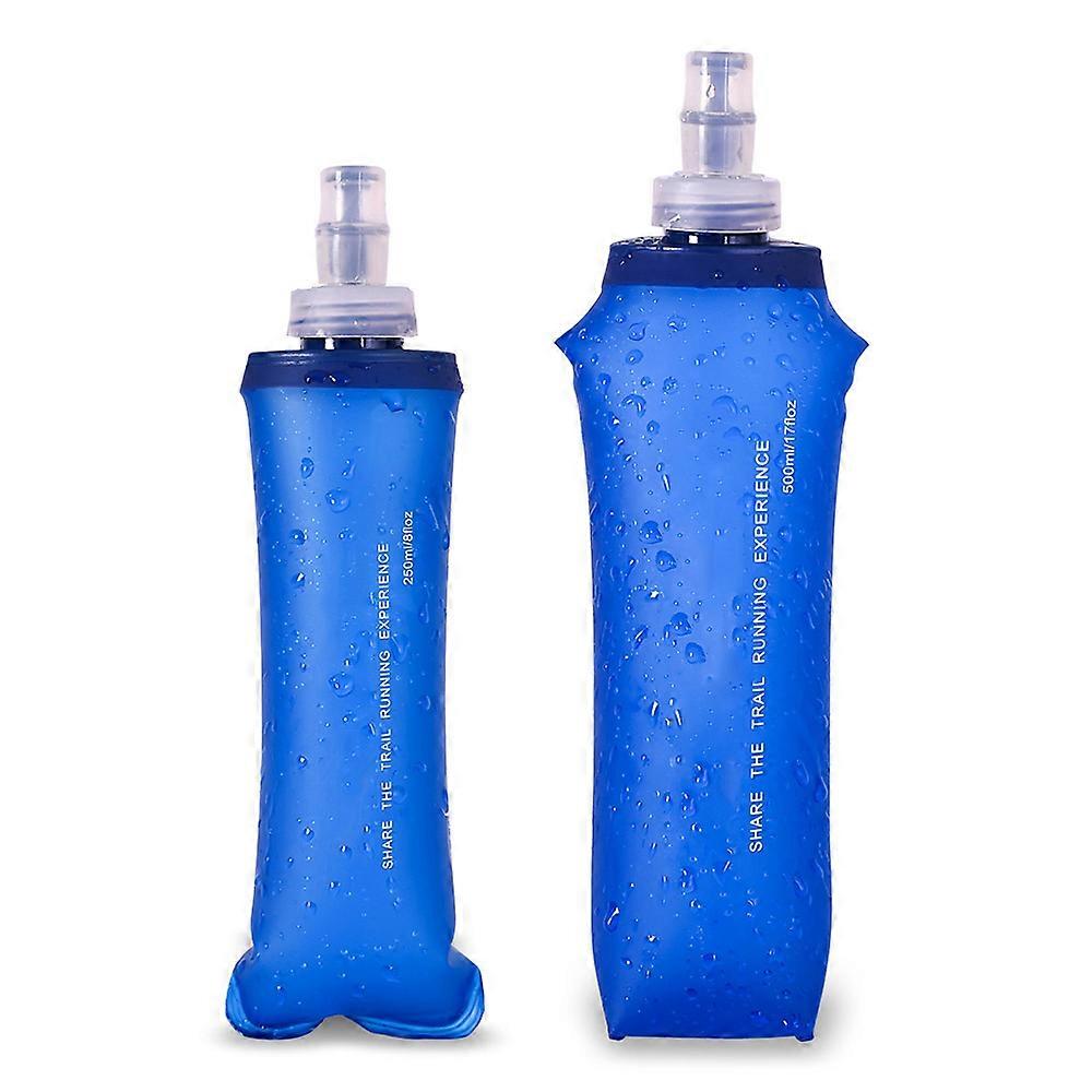 Sports Foldable BPA PVC Free Soft Running Water Kettle Soft Hiking Flask Hydration Bottle