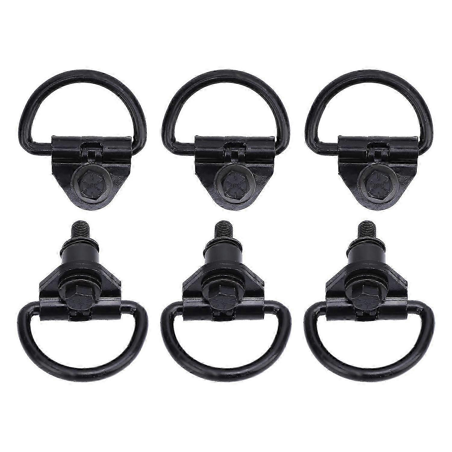 Black cargo D hooks for Transit 150/250/350 6PCS rustproof vehicle accessories