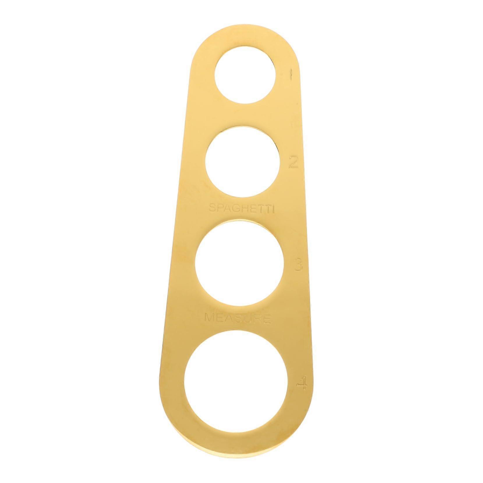 Pasta Measurer Tool For Standard Portion Control, Stainless Steel Ruler For Spaghetti And Noodles, Precise Portions