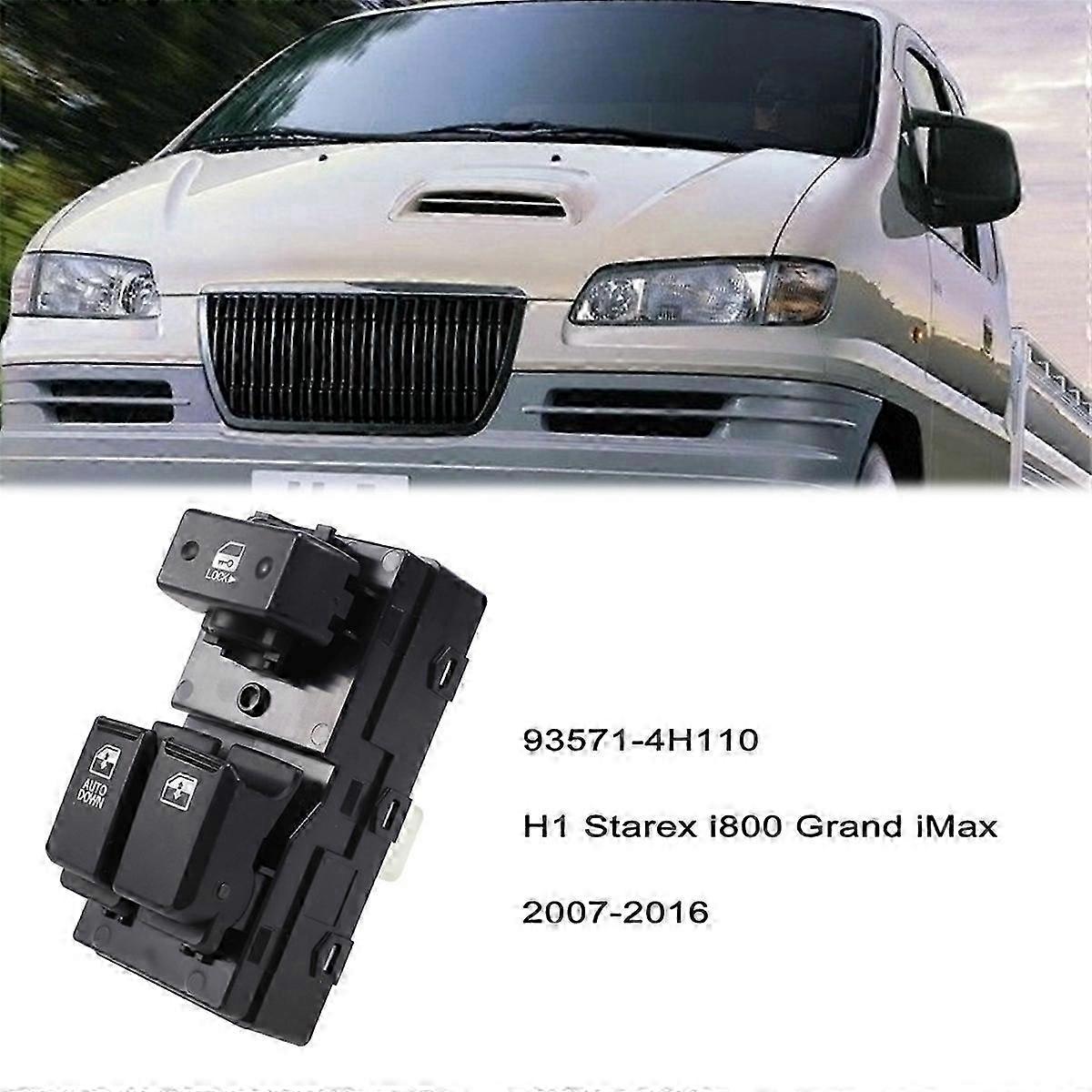 2PCS Car Window Lift Switch (Front Left) 93571-4H110 for H-1