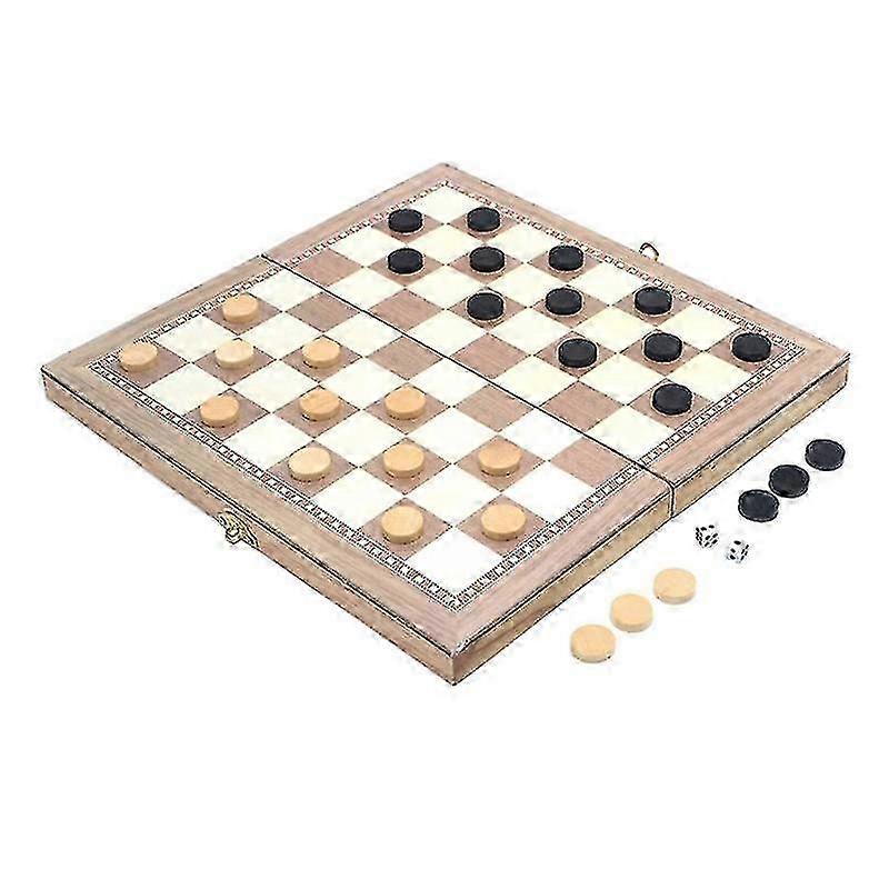3-in-1 Educational Folding Chess Set Sensory Brain Developmental Tr...