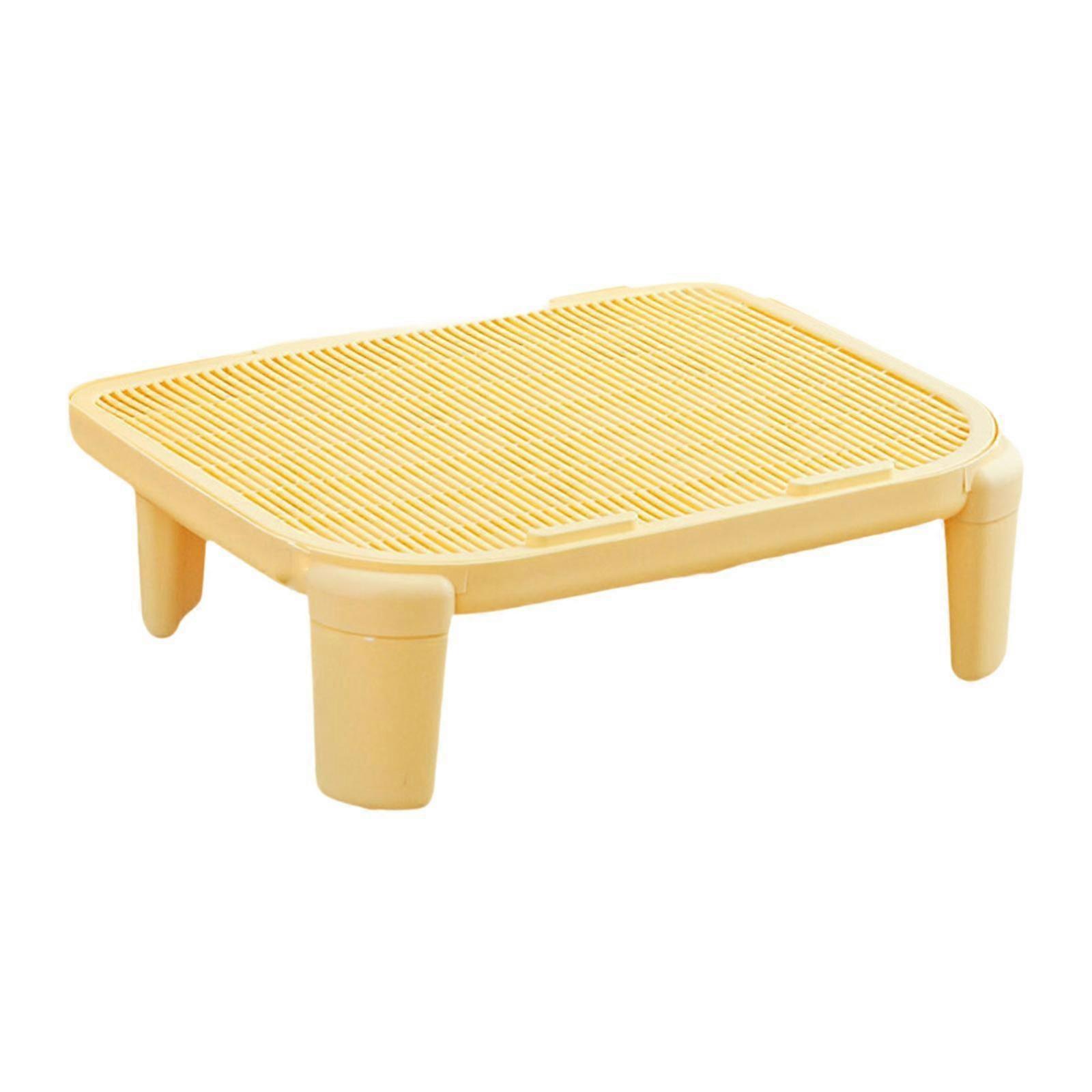 Cat Litter Trapping Mat Easy Clean Portable Kitten Litter Box Footboard for