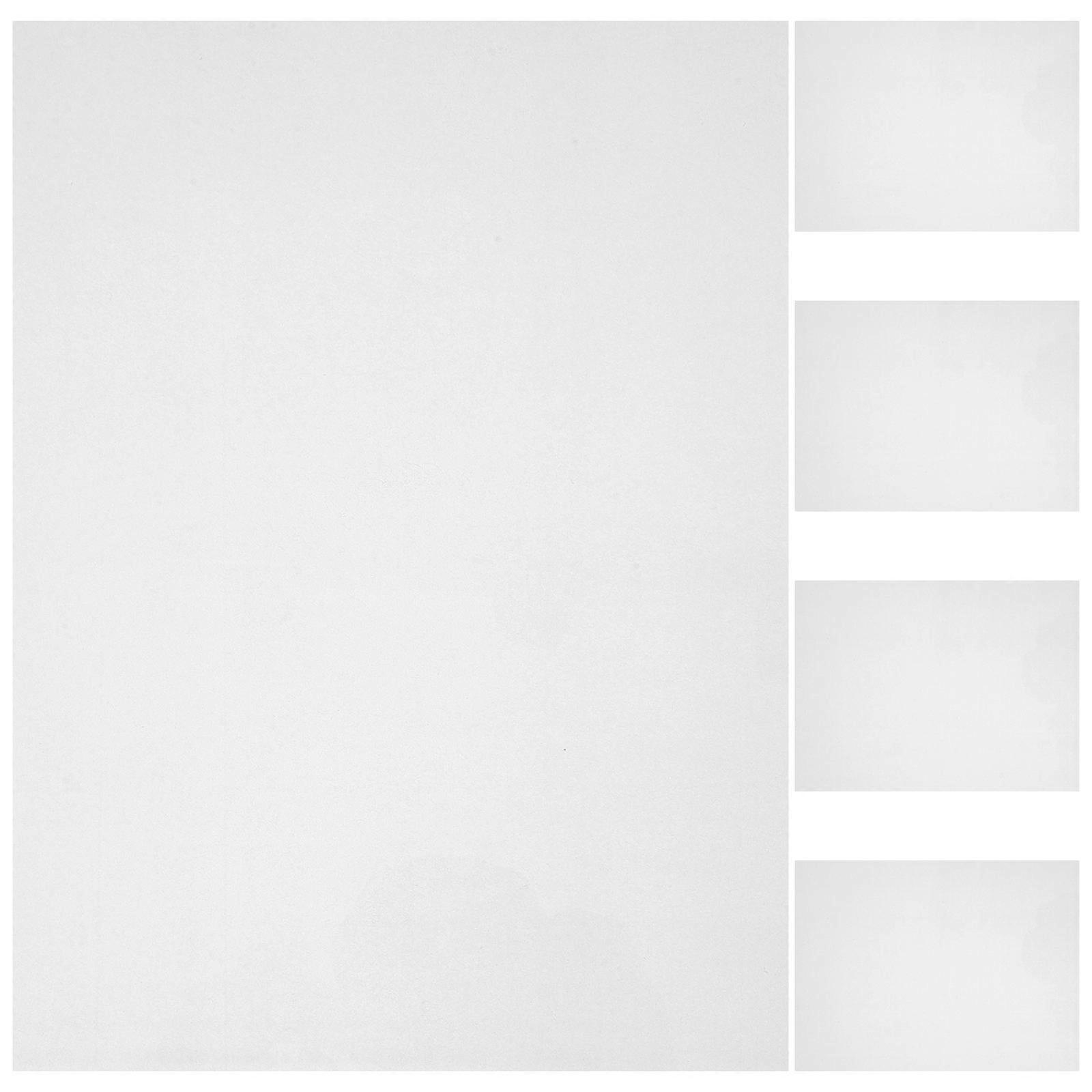 Printable Heat Shrink Sheet for DIY Crafts BOPS Material Silver Color 5 Sheets