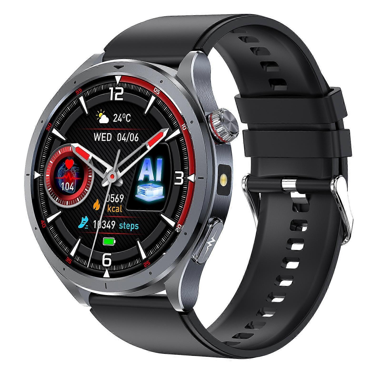 ET472 1.53 inch Color Screen BT Smart Watch Silicone Strap, Support AI-GPT Intelligent Question and Answer
