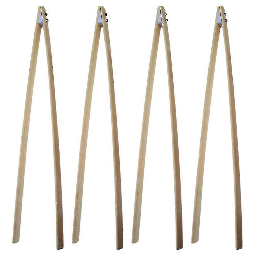 4Pcs Outdoor Litter Picker Rubbish Picker Bamboo Garbage Picker Handheld Rubbish Pick Up Tool