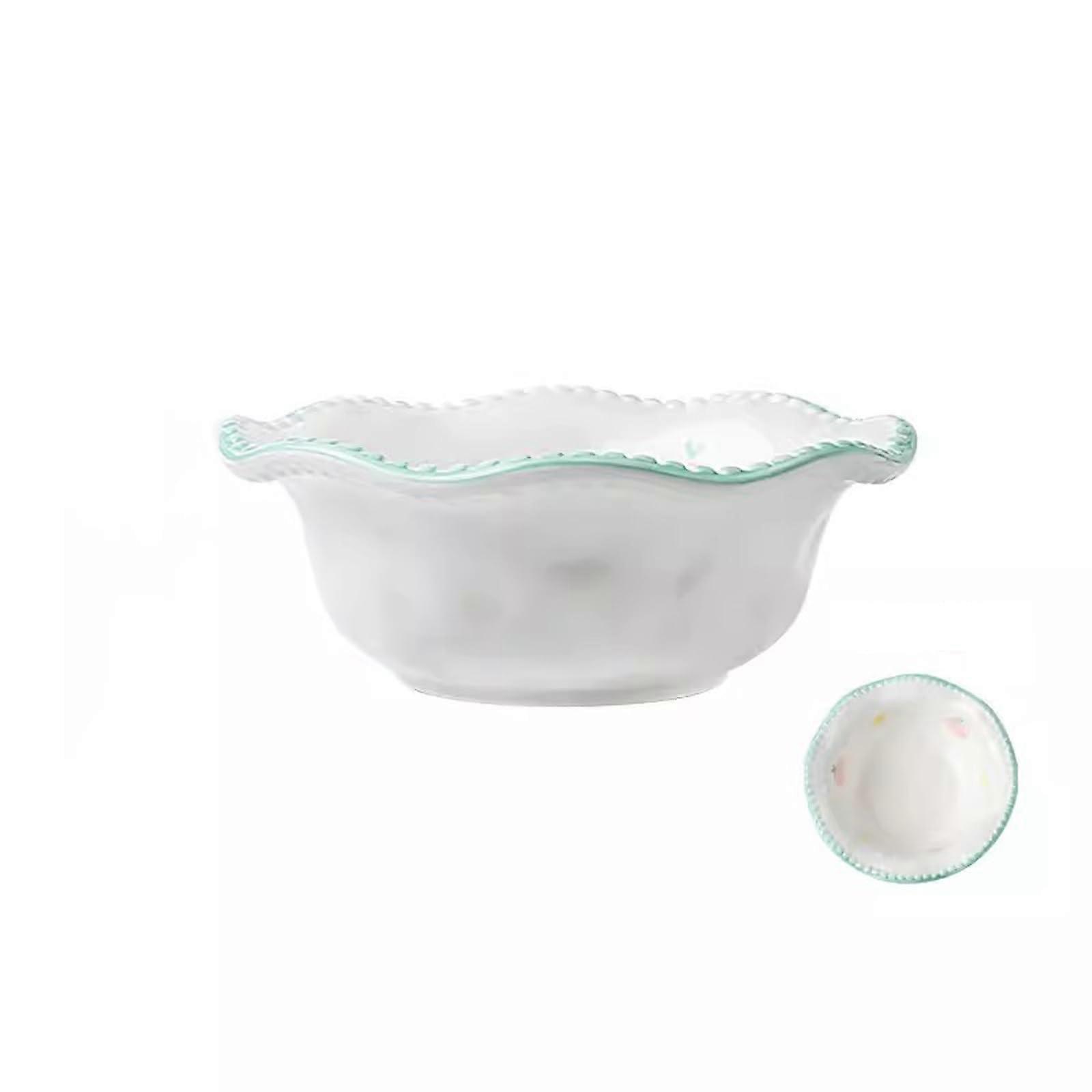 Small Plate Phnom Penh Ceramic ThreeDisc Grid Plate Restaurant Fruit Snack Plate Dried Fruit Plate (4)