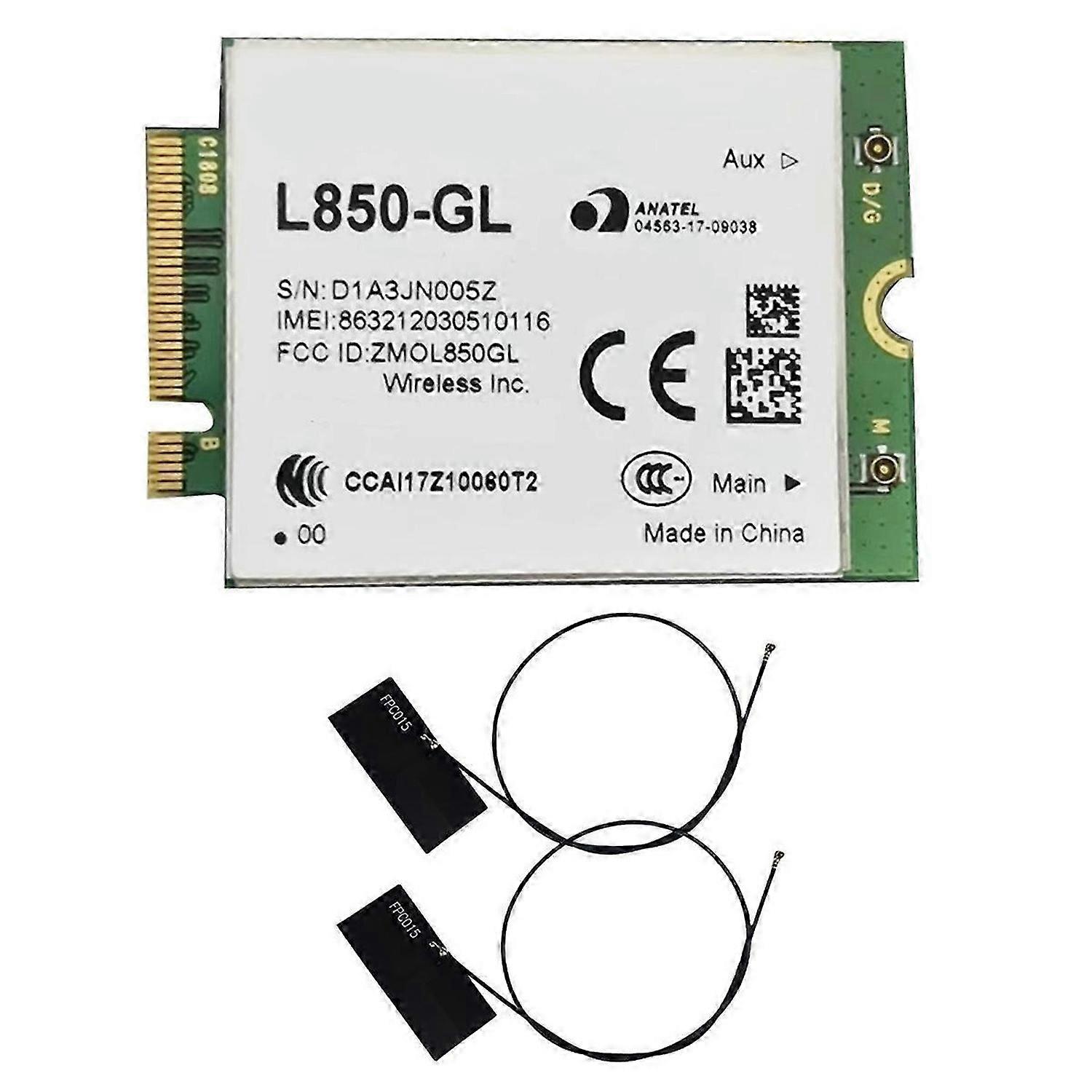 L850- WWAN Module+Antenna 4G LTE Cat9 M.2 Card for Router