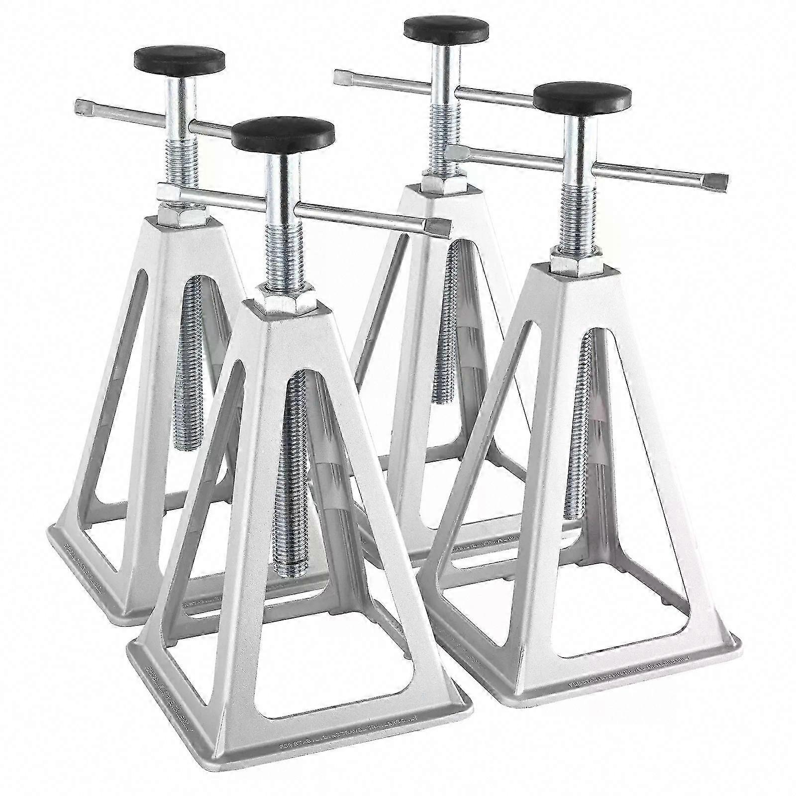 SucceBuy 4 Pack RV Stabilizer Jack 6000 Lbs Aluminum Leveling Jacks for Travel Trailer Camper Single Screw Stack Jacks