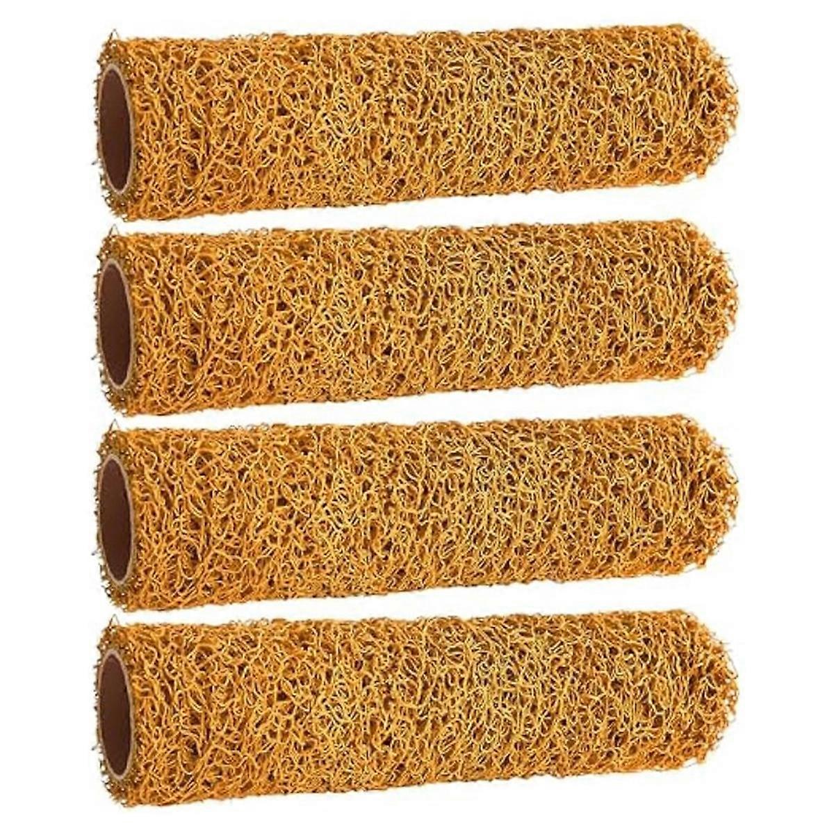 4Pcs 9Inch Textured Paint Roller Small Textured Roller for Painting Walls Popcorn Ceiling Home Impr