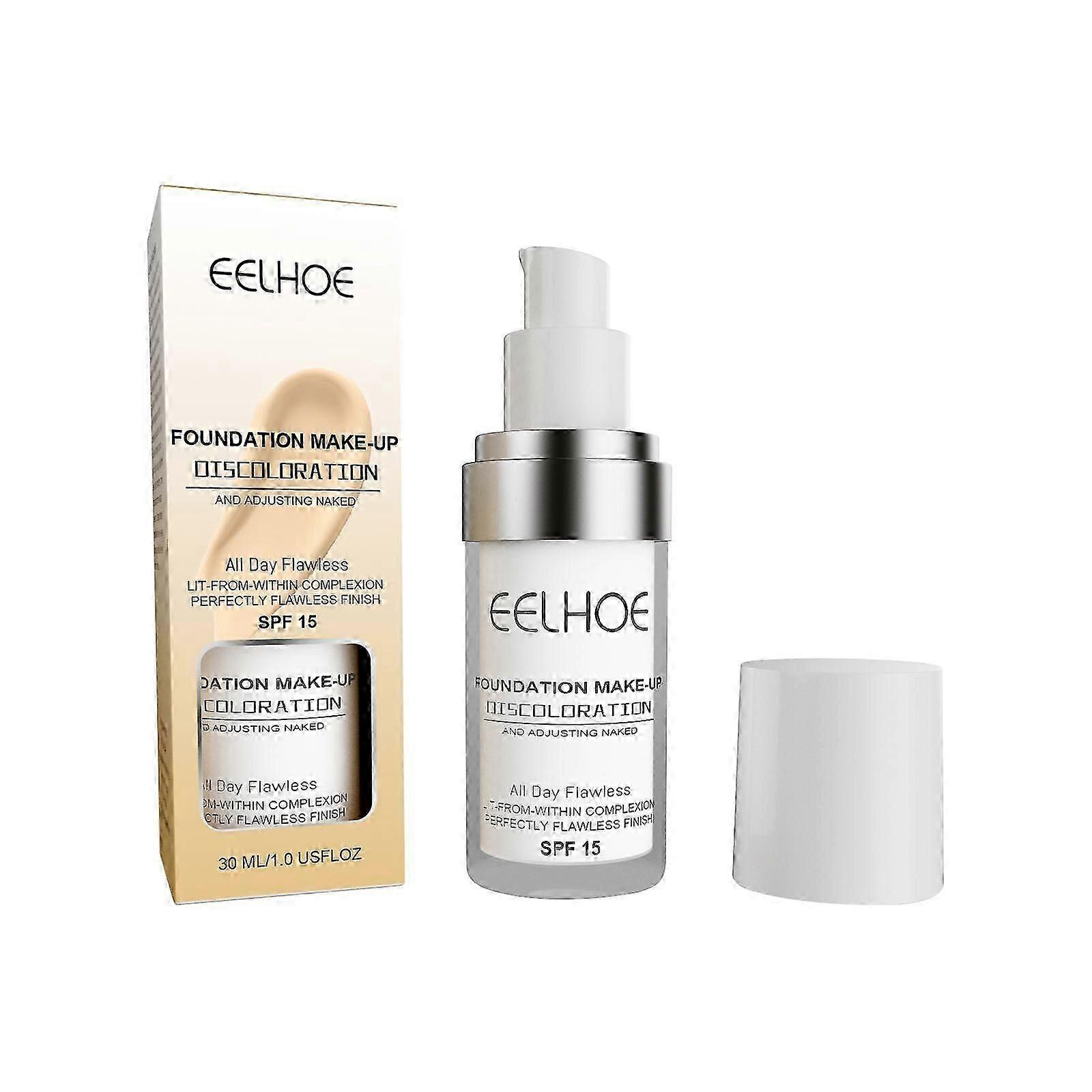 EELHOE Concealer Color Change Liquid Foundation Concealer Long-Lasting Moisture Moisturizing, Moisturizing, Moisturizing, Warming, Brightening And Cle