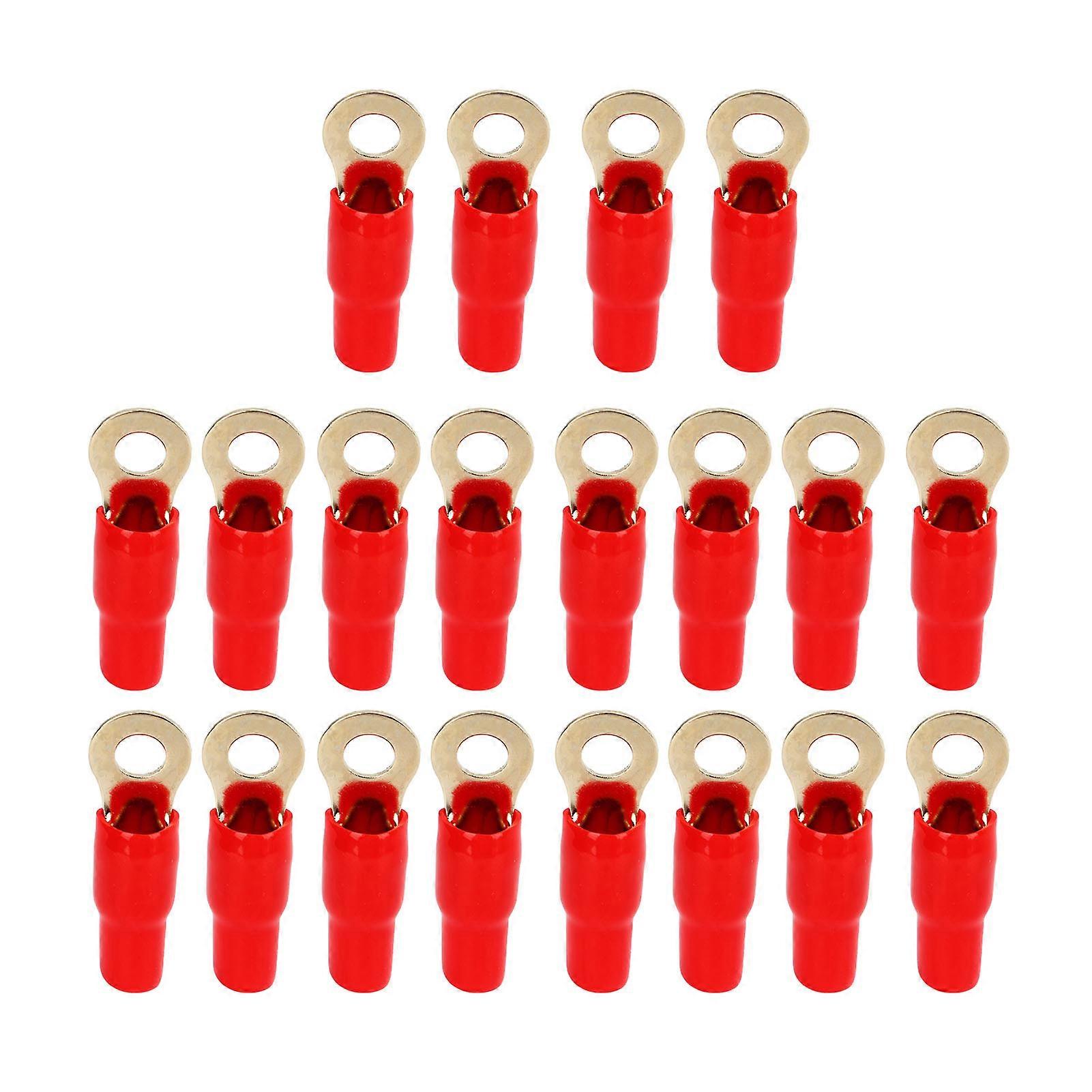 8mm terminal connectors for distribution box - 4 GA copper lugs 20pcs