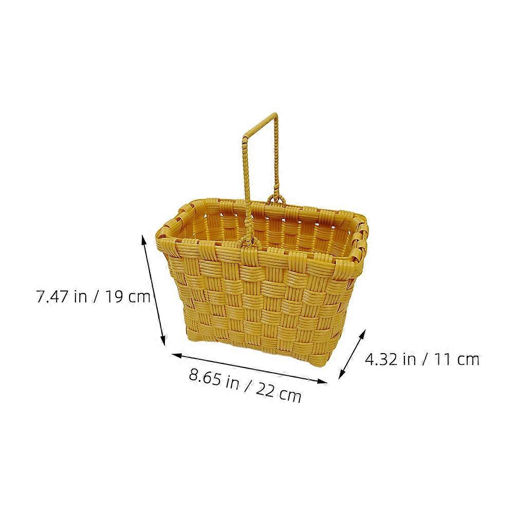Storage Basket Fruit Picking Basket for Flower Storage 2Pcs