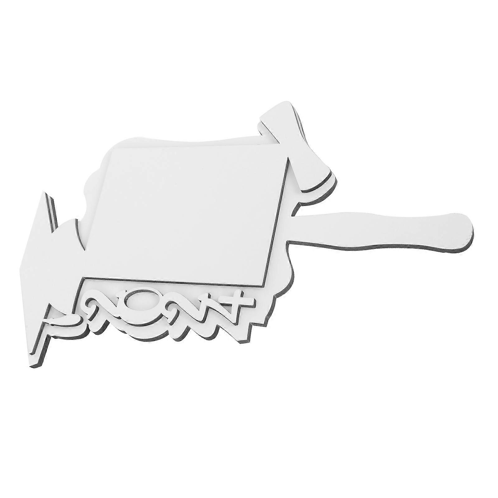 Grad Sublimation Blank Photo Frame Fan for Decoration 4Pcs Graduation Theme DIY