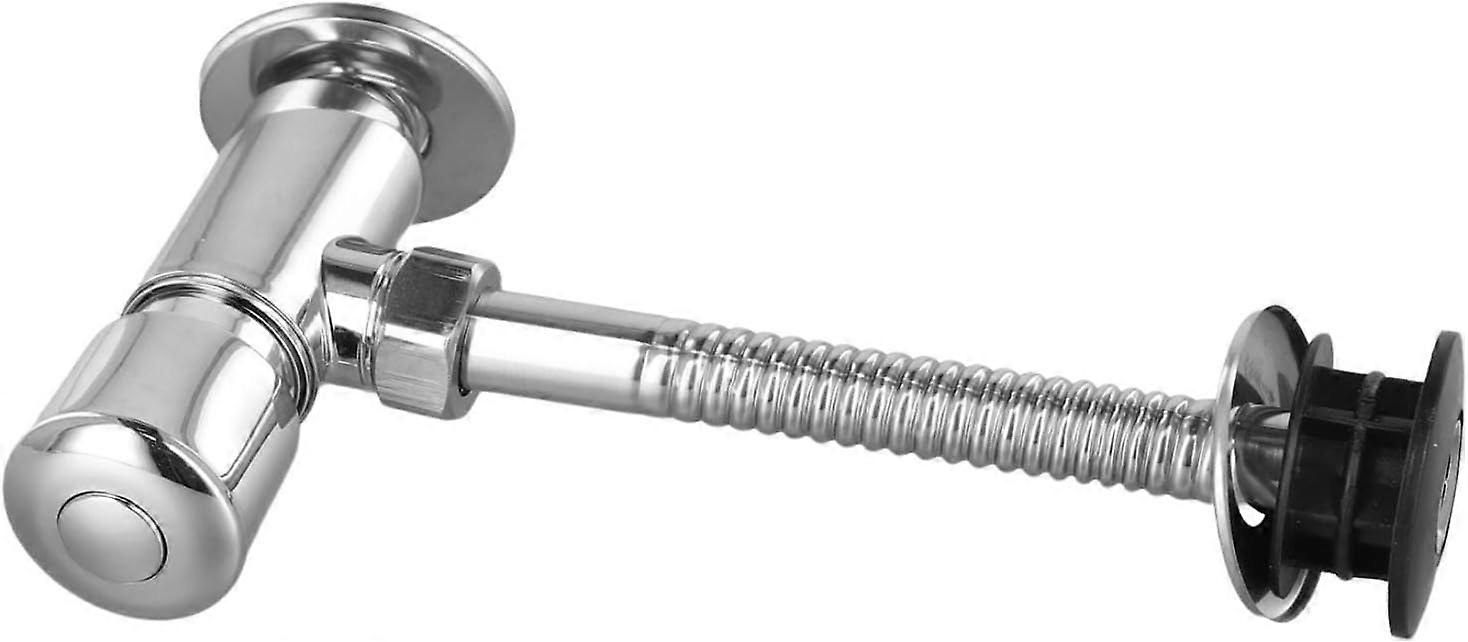Automatic Shutoff Manual Urinal Flush Valve Model A123, 1.0 GPM, Brass, Wall Mount