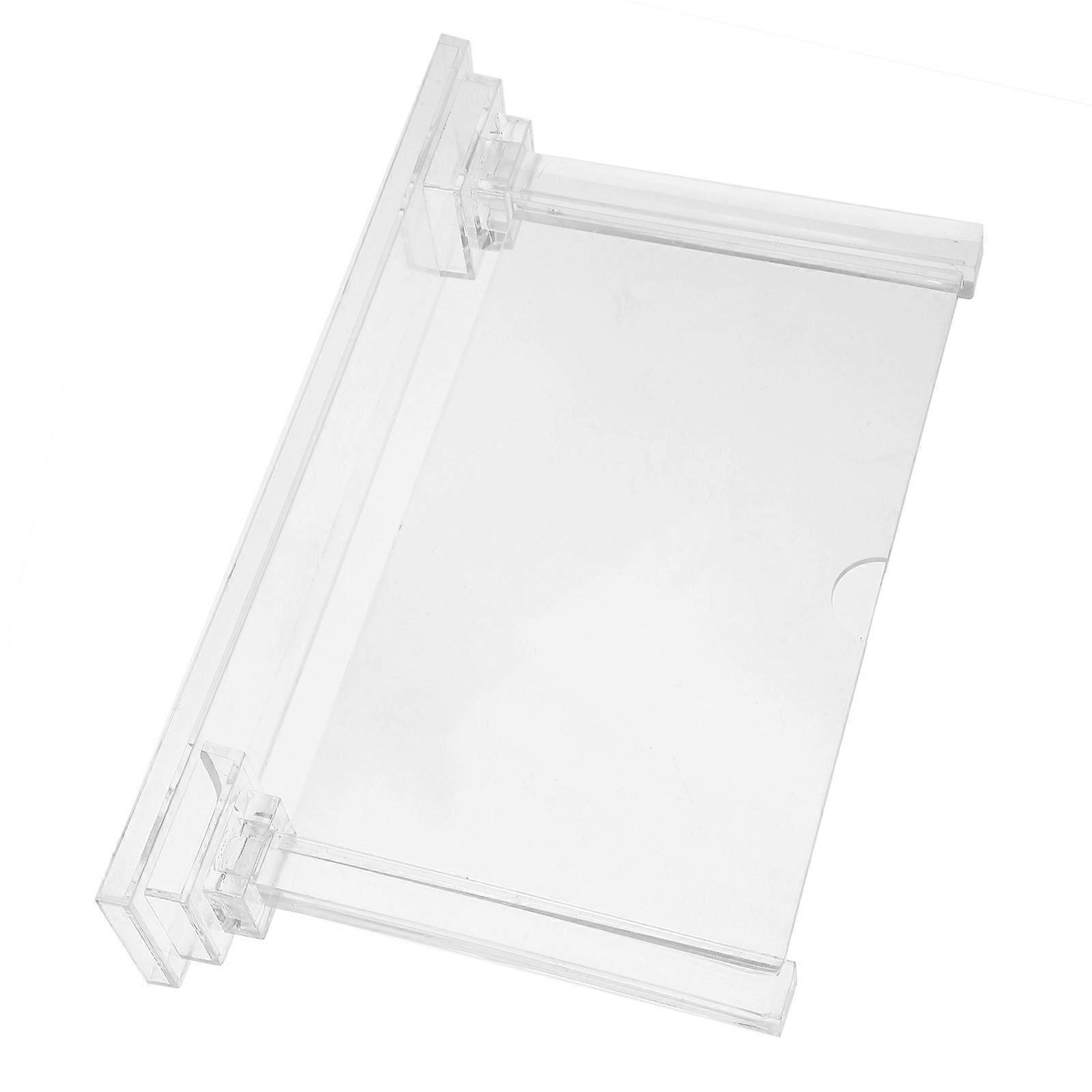 Transparent Acrylic Desk Name Plate for Display 4Pcs Double Sided Holder