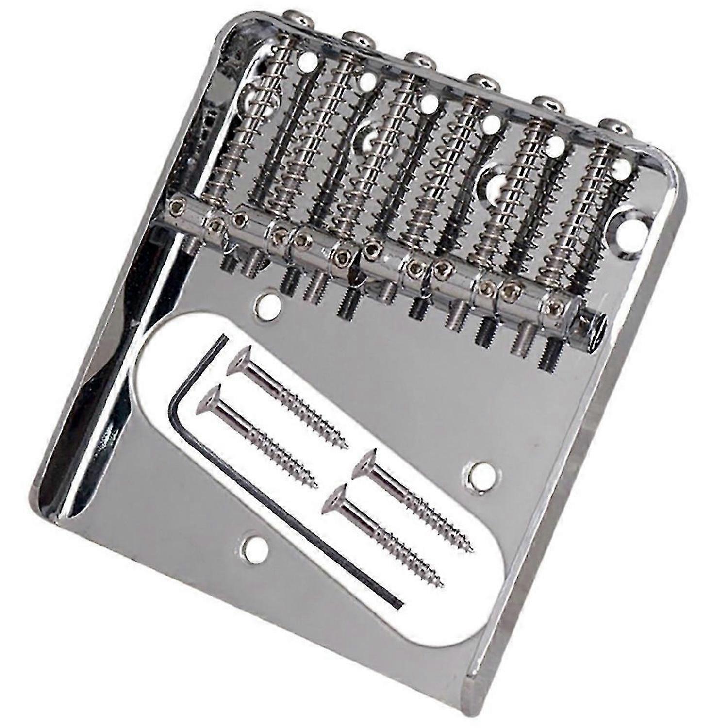 6 Saddle Bridge String Behind the Bottom for Telecaster Guitar Parts