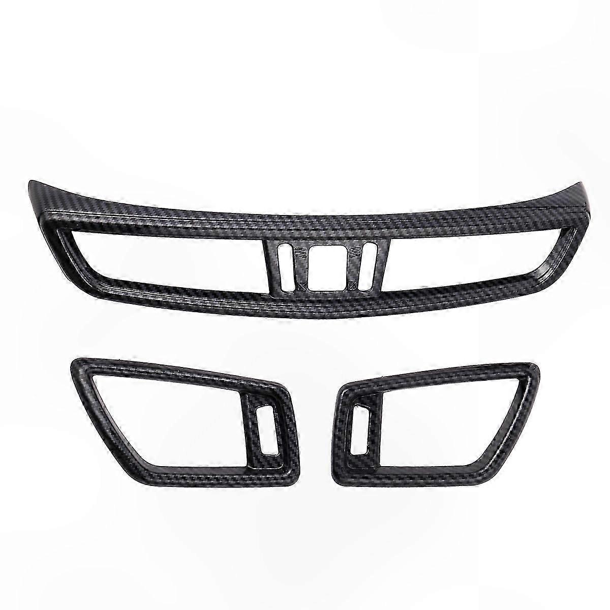 3 Pieces Air Vent Trim for Car AC Outlet Cover Compatible with Qashqai J11 X-Trail T3 Center Dashboard Styling Accessory