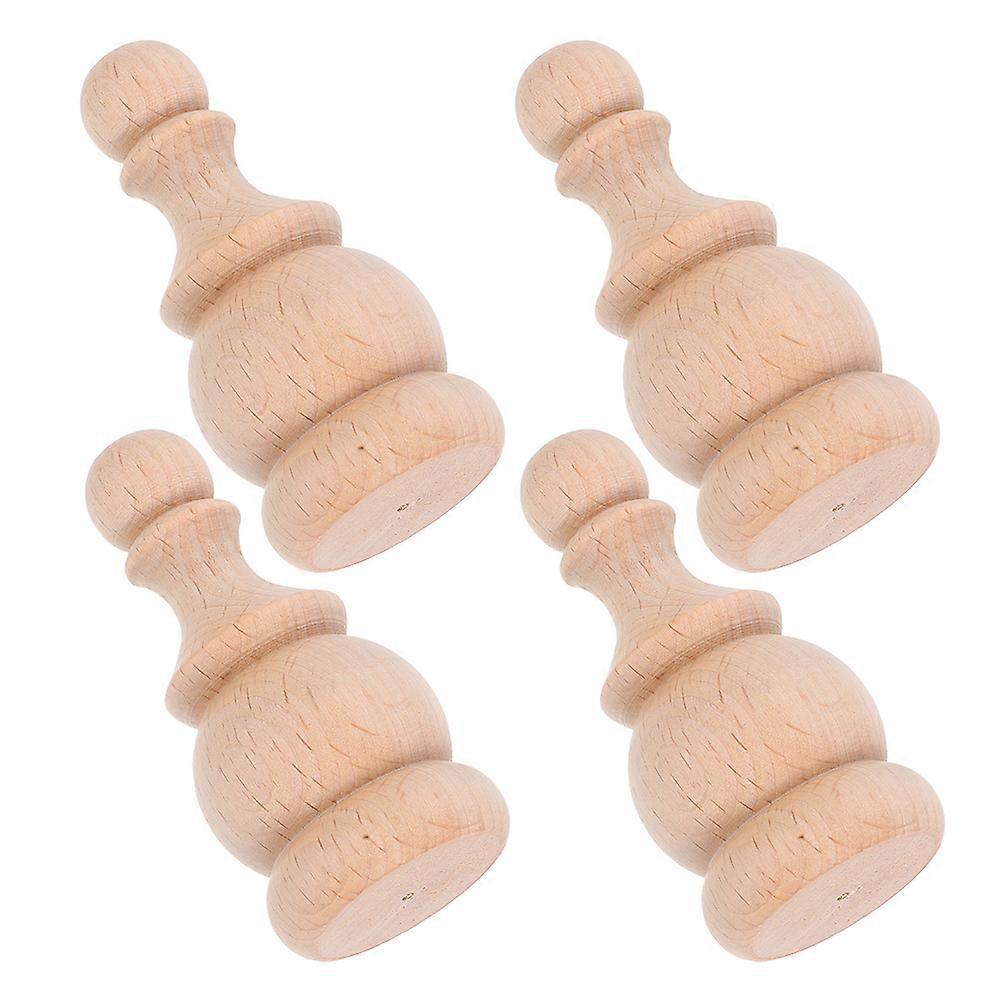 Victorian Finials Wooden Post Finials for Decorative Use 16Pcs Set