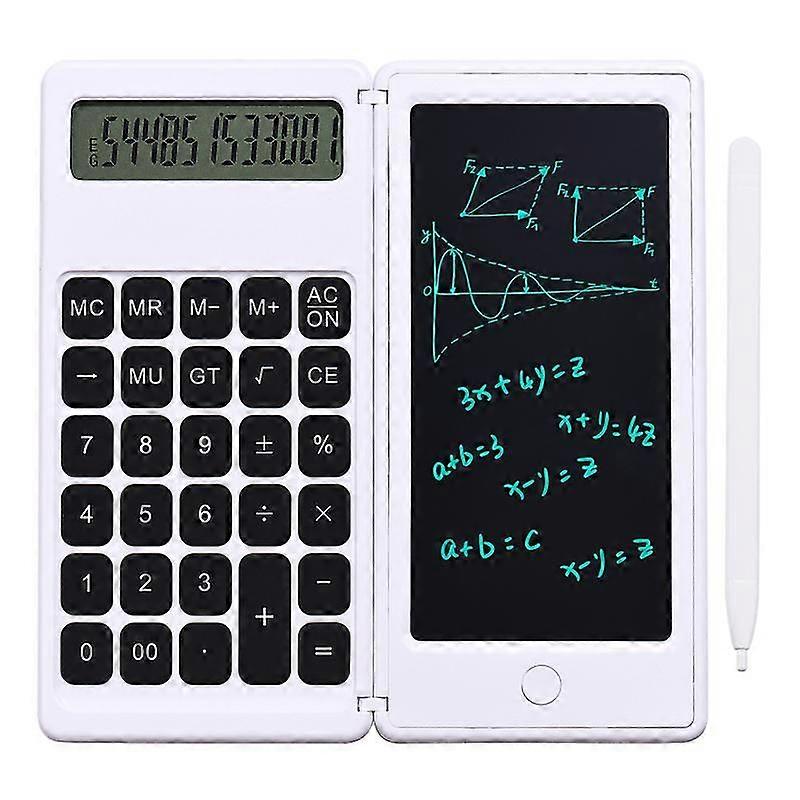 Foldable Calculator & 6 Inch Lcd Writing Pad Digital Drawing Tablet 12 Bit Display
