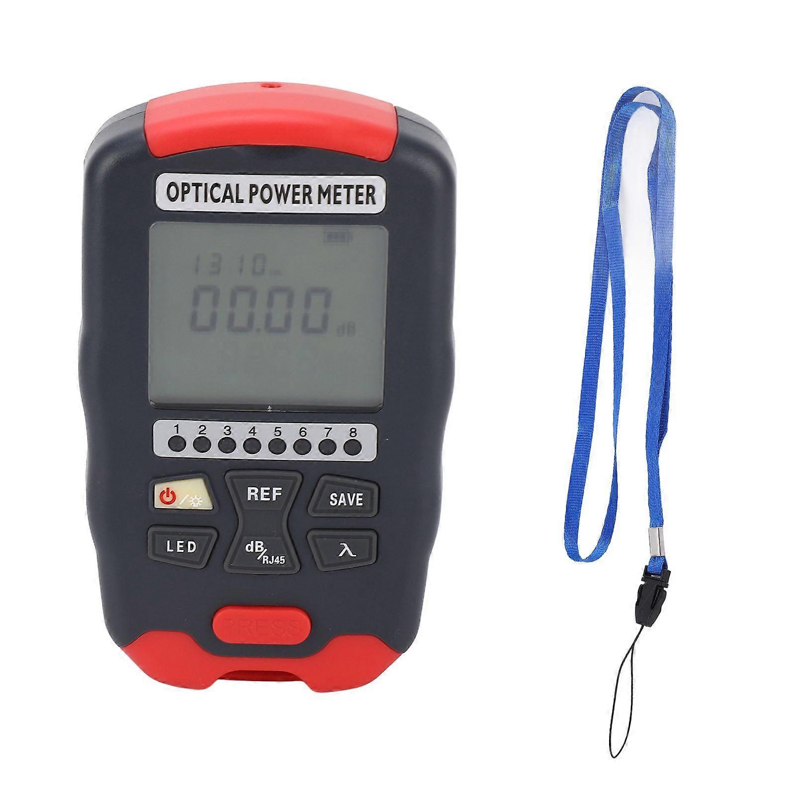 3 in 1 Optical Fiber Power Meter Sensitive Quick Response LED Optical Power Meter RJ45 Tester 70 to +10dbm