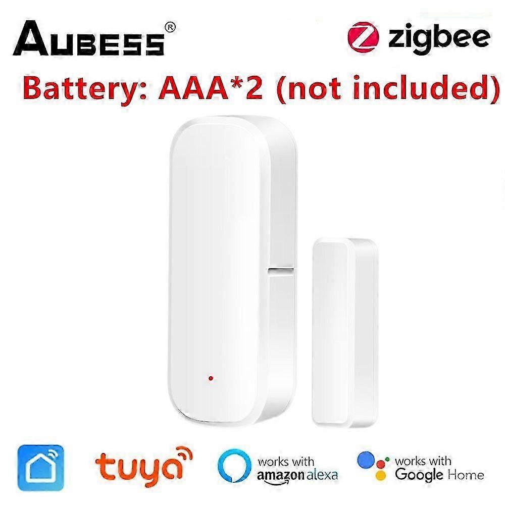 Tuya Zigbee 3.0 Smart Door Sensor - Wireless Open/Close Detector for Home Security