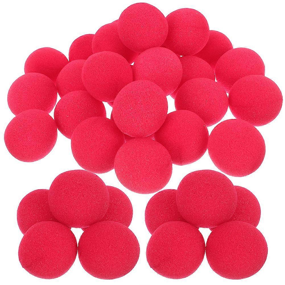 Sponge Clown Nose Cosplay for Decor 150Pcs Red Small Nose Clown Prop
