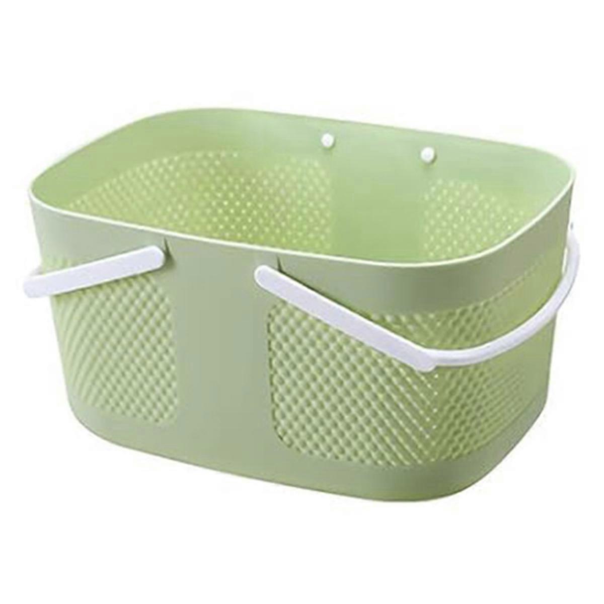 Shower Basket Large Plastic Organizer Storage Tote Green