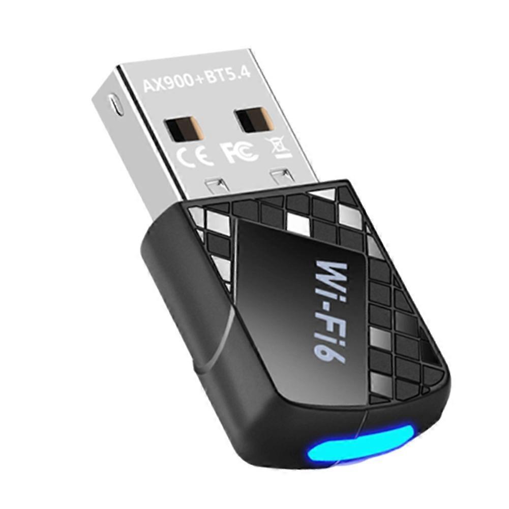 AX900 USB WiFi 6 Adapter 900Mbps Bluetooth 5.4 2 in 1 USB Dongle 2.4G 5G Wireless WLAN Receiver for Win10&Win11