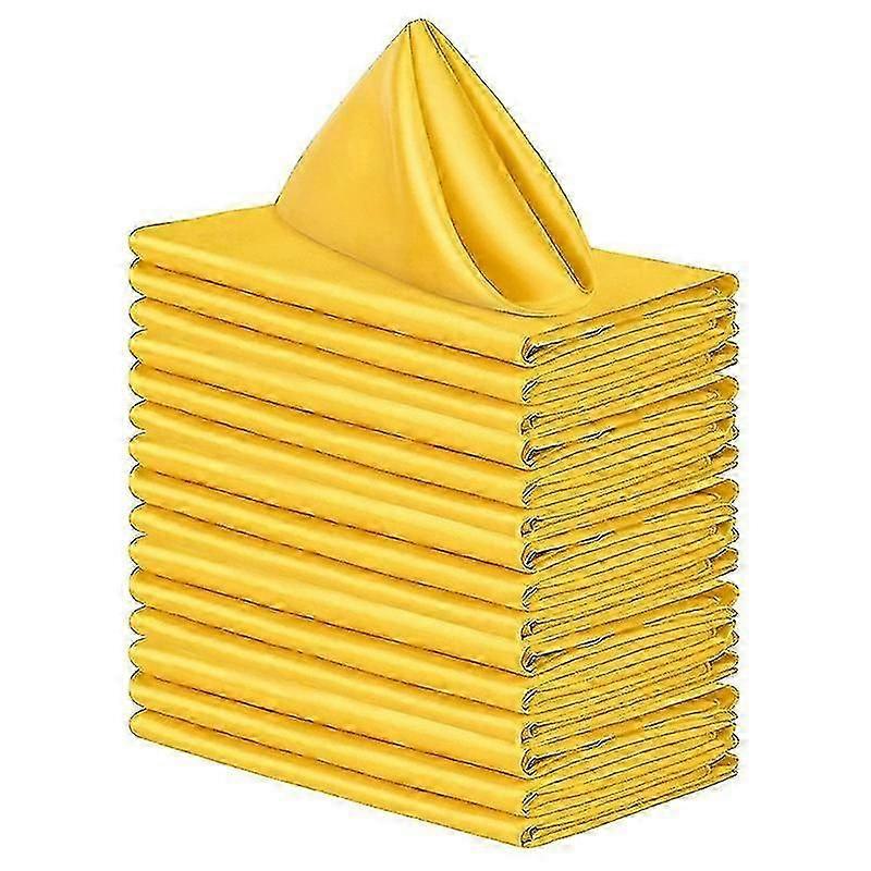 12pcs 12inch Kitchen Cloth Serviettes de table Mélange de coton Lavable et réutilisable Table Serviettes de table
